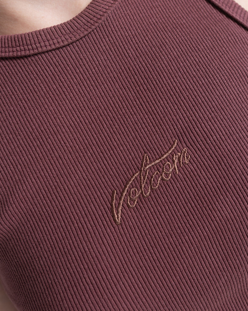 Regata Volcom Tight Tank Bordô