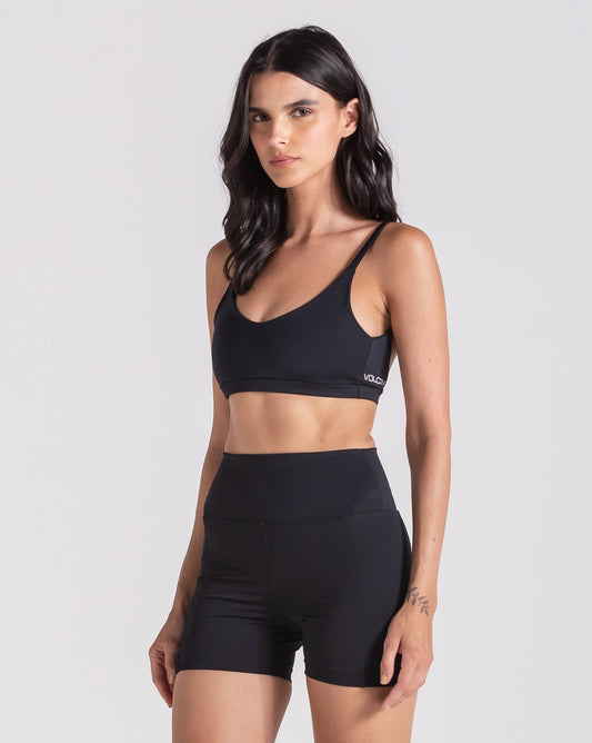 Top Volcom Shella Good Preto
