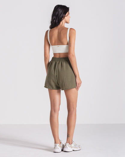 Top Volcom Riptide Off White