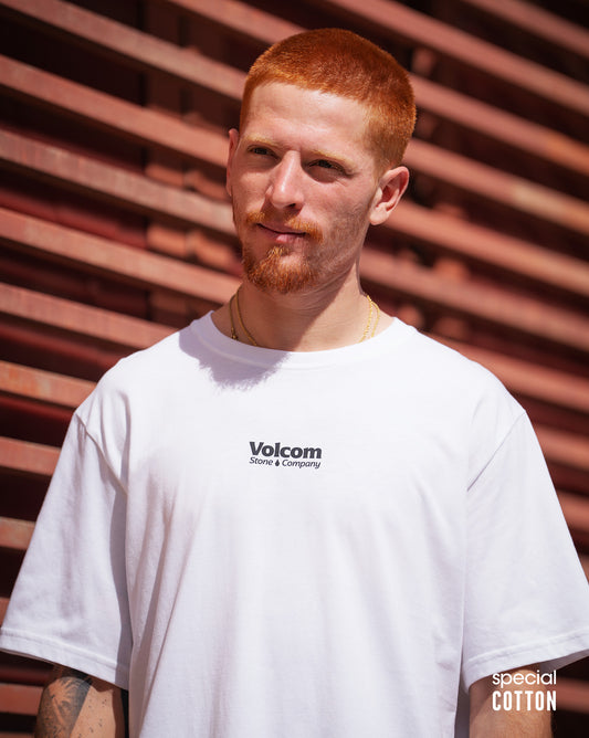 Camiseta Especial Volcom Smothie Branca