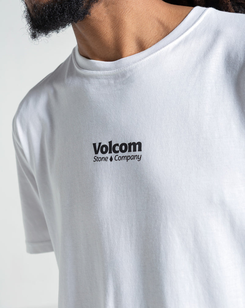 Camiseta Especial Volcom Smothie Branca