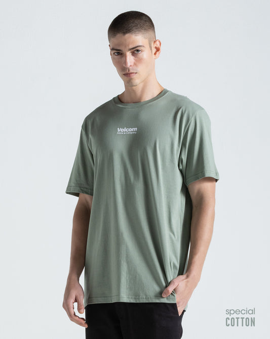 Camiseta Especial Volcom Smothie Verde Oliva