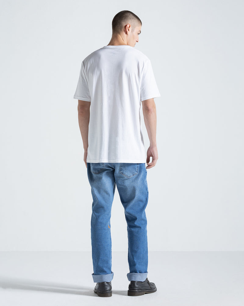 Camiseta Especial Volcom Corp Stone Branca