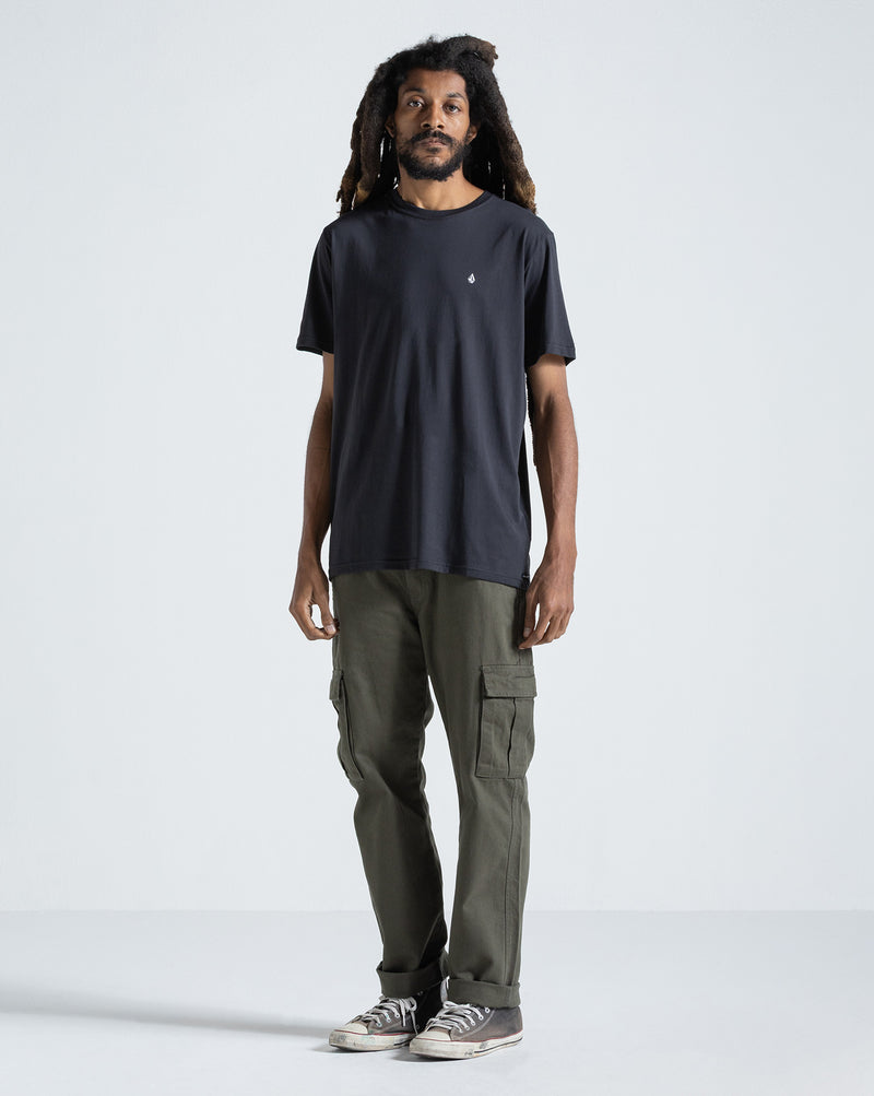 Camiseta Especial Volcom Corp Stone Preta