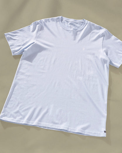 Camiseta Especial Volcom Corp Stone Azul Claro