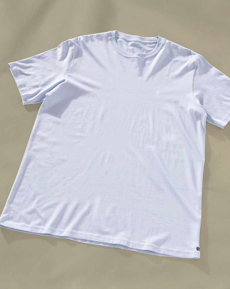 Camiseta Especial Volcom Corp Stone Azul Claro