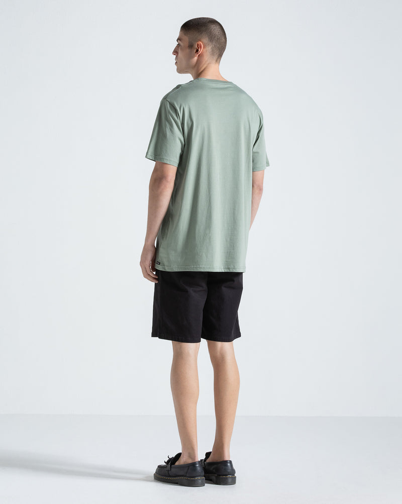 Camiseta Especial Volcom Corp Stone Verde Oliva