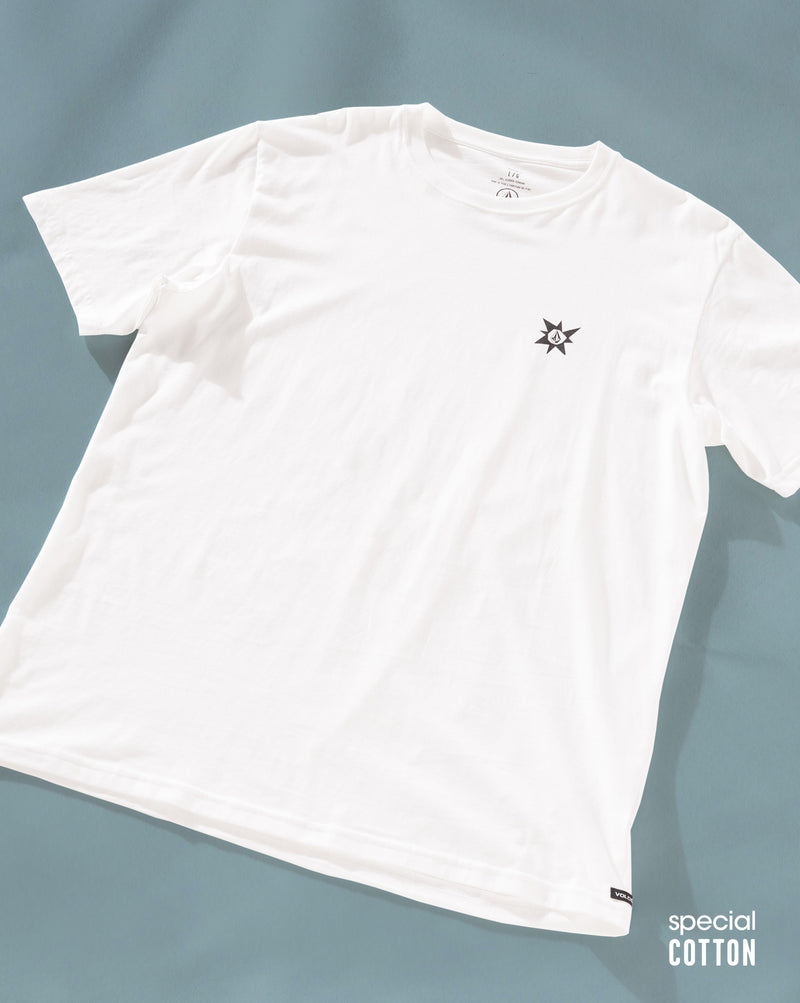 Camiseta Especial Volcom Slant Stone Branca