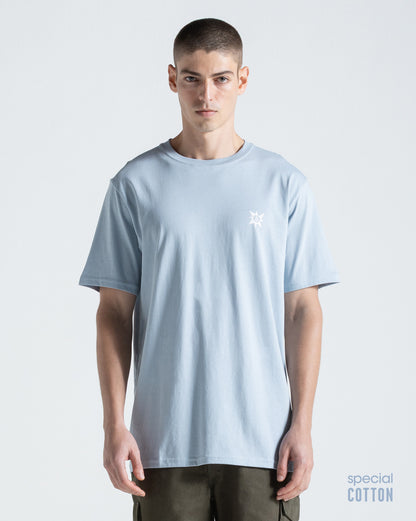 Camiseta Especial Volcom Slant Stone Azul Claro