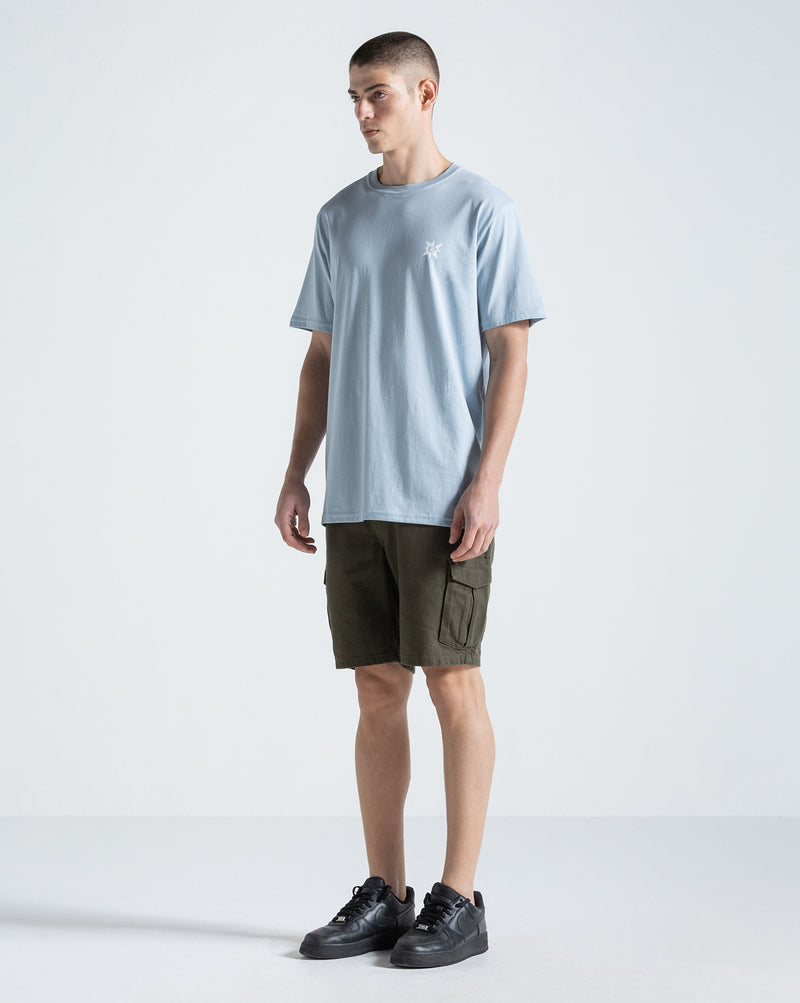 Camiseta Especial Volcom Slant Stone Azul Claro