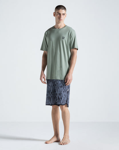 Camiseta Especial Volcom Slant Stone Verde Oliva