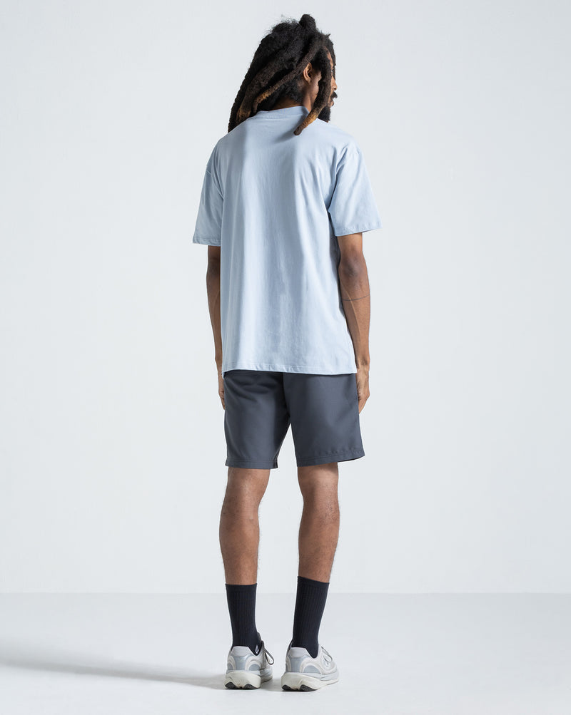 Camiseta Comfort Fit Volcom Circle Solid Azul Claro