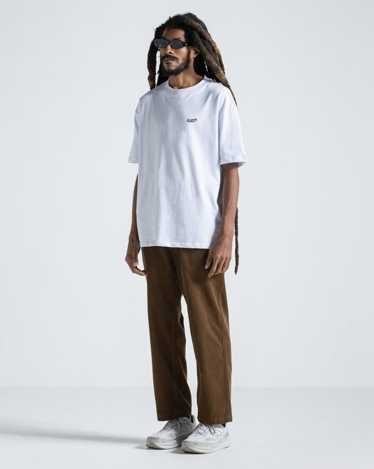 Camiseta Comfort Fit Volcom Pistol Stone Branca