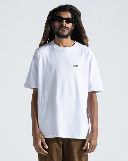 Camiseta Comfort Fit Volcom Pistol Stone Branca
