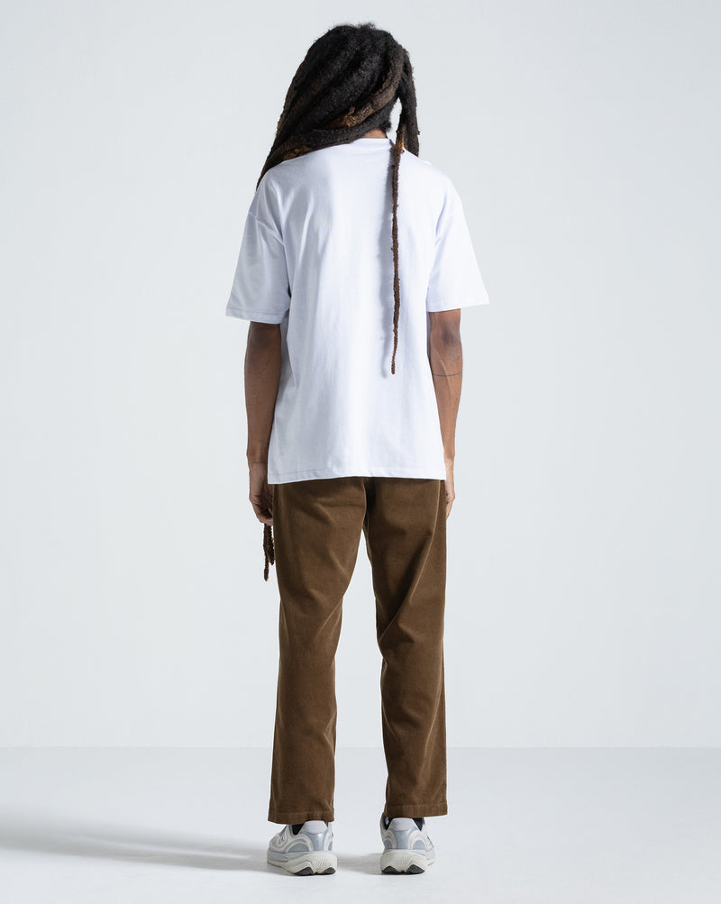Camiseta Comfort Fit Volcom Pistol Stone Branca