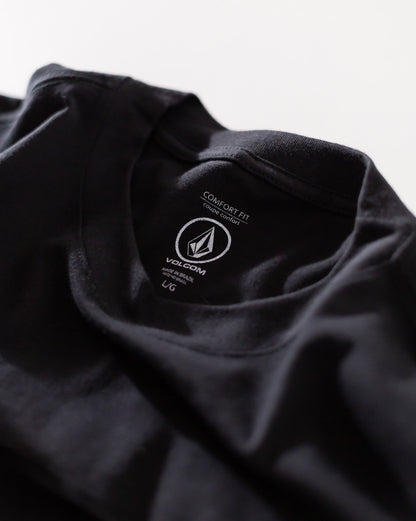 Camiseta Comfort Fit Volcom Pistol Stone Preta