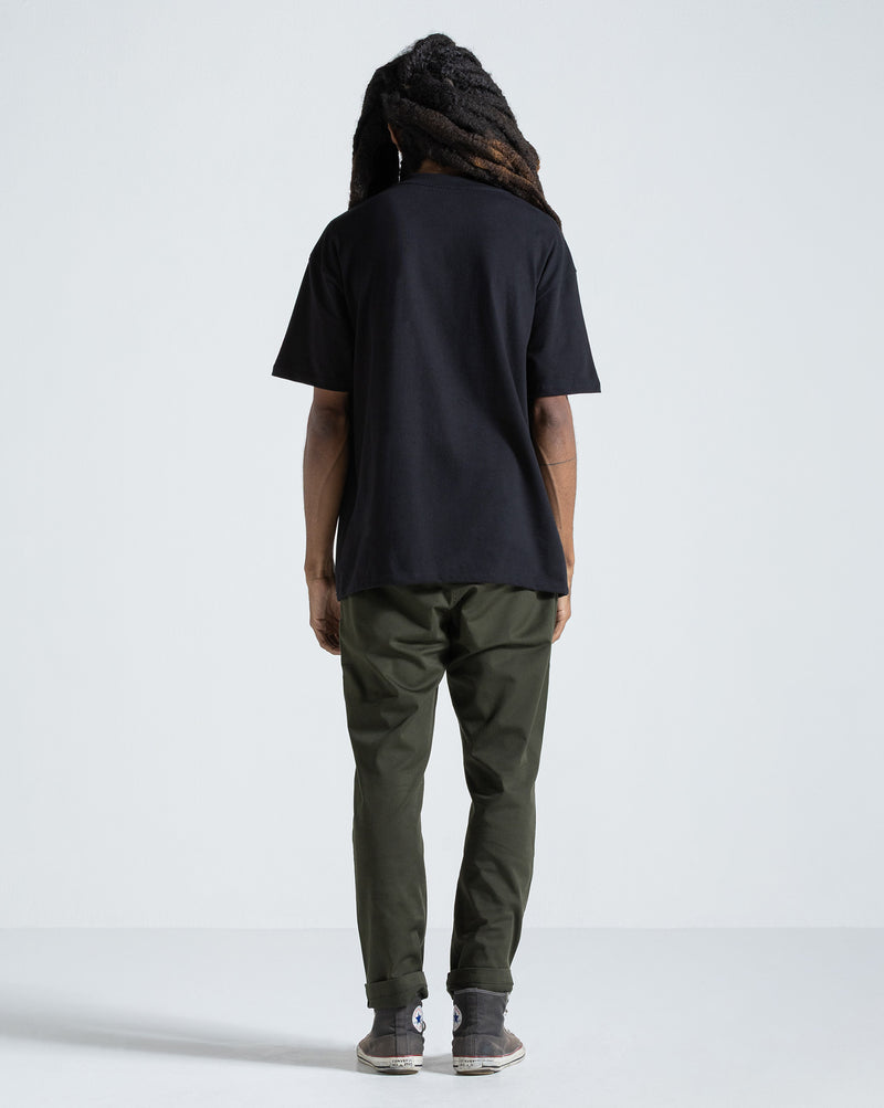 Camiseta Comfort Fit Volcom Pistol Stone Preta