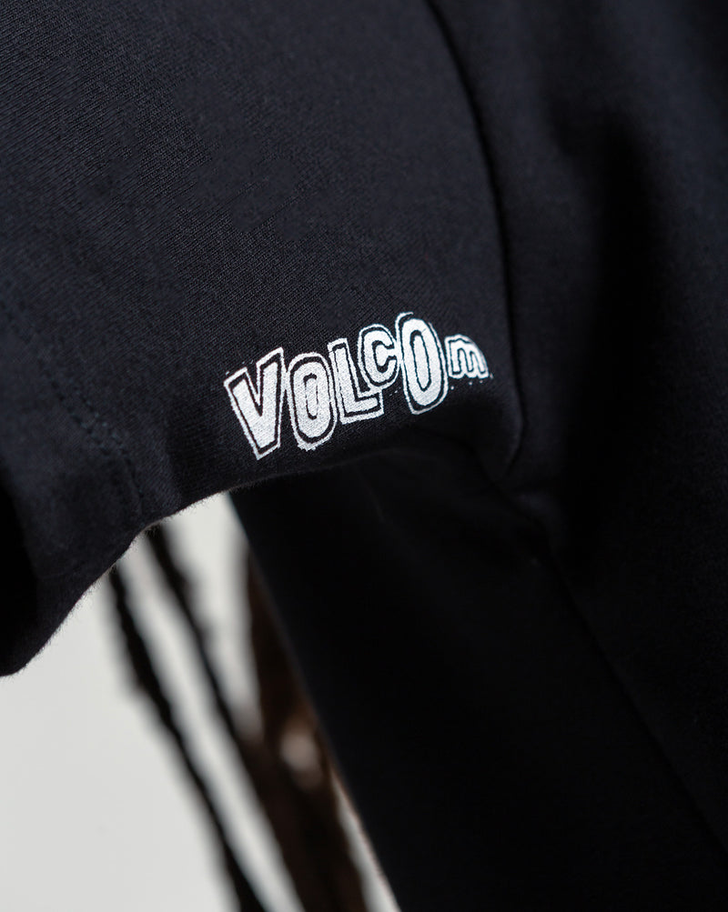Camiseta Comfort Fit Volcom Pistol Stone Preta