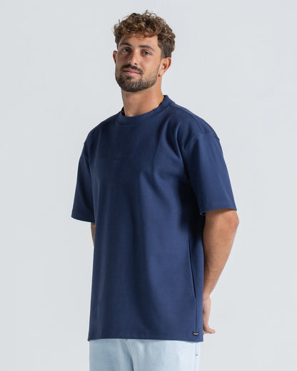 Camiseta Especial Volcom Stencil Azul Marinho