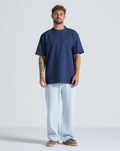 Camiseta Especial Volcom Stencil Azul Marinho