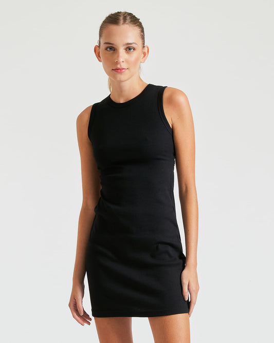 Vestido Volcom Lil Rib Backless Preto