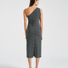 Vestido Volcom Assym Stripe Preto