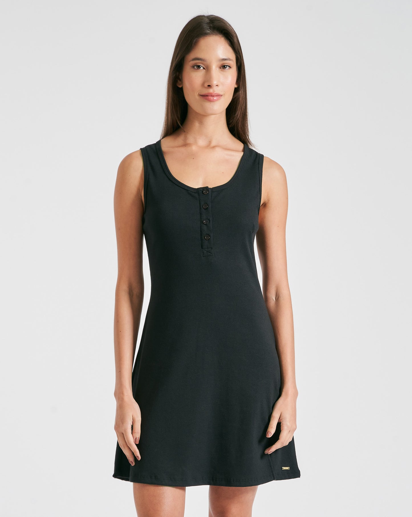 Vestido Volcom Saltee 4 Shore Preto