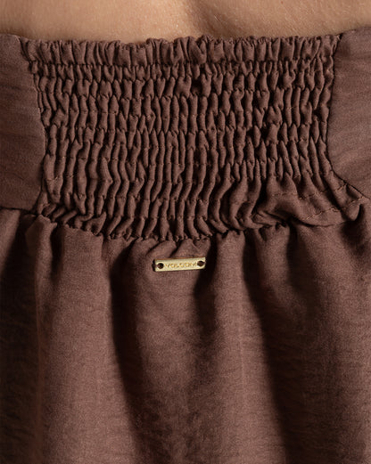 Vestido Volcom Dream Marrom