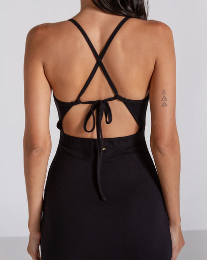 Vestido Volcom Backless Preto