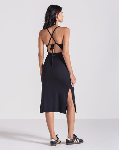 Vestido Volcom Backless Preto