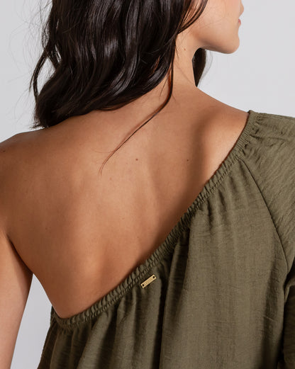 Vestido Volcom Lived In Beach Verde