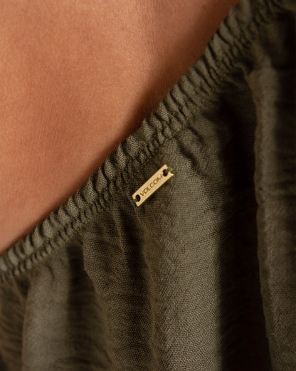 Vestido Volcom Lived In Beach Verde