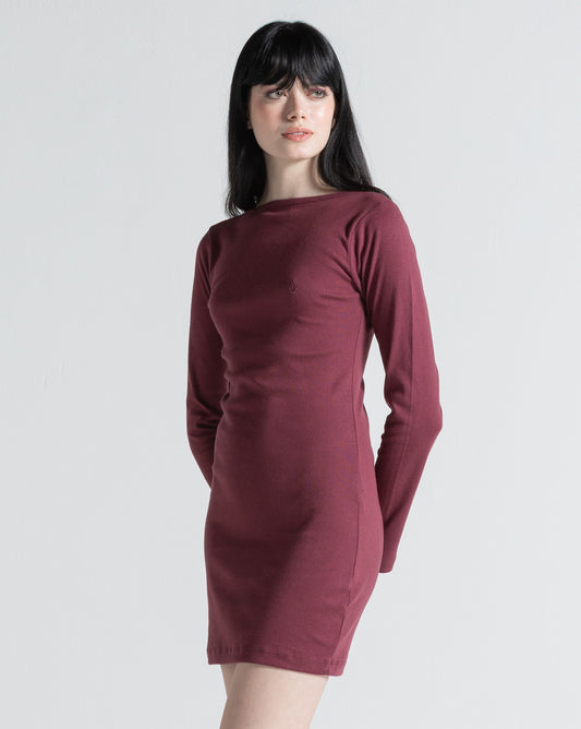 Vestido Volcom Small Tube Bordô
