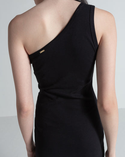 Vestido Volcom One Shoulder Preto