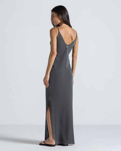 Vestido Volcom Stone Wash Preto