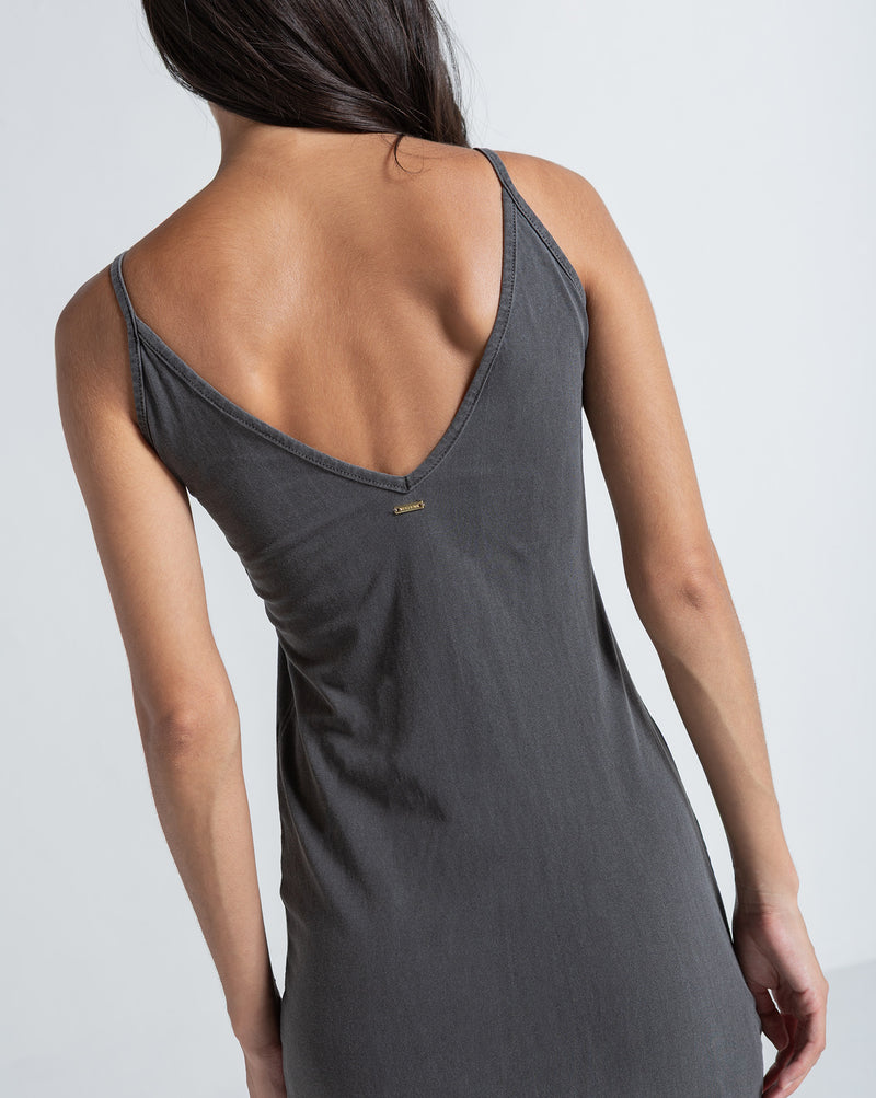 Vestido Volcom Stone Wash Preto