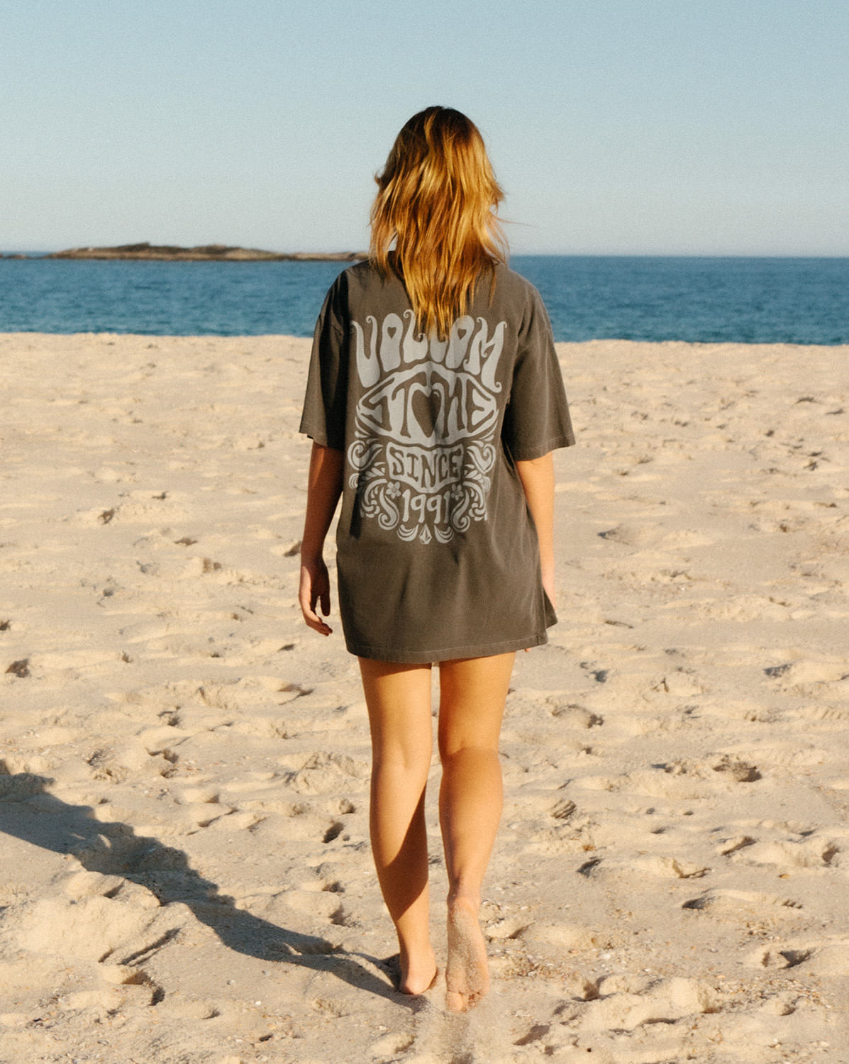 Camiseta Volcom Oversized My Guys Preta